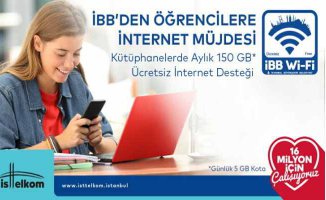 İBB öğrencilere internet desteğini 150 GB'ye çıkarıyor