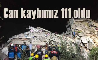 İzmir depremi, can kaybı 111'e yükseldi