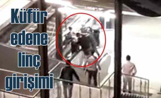 Marmaray'da görevli kadına küfür edene linç girişimi