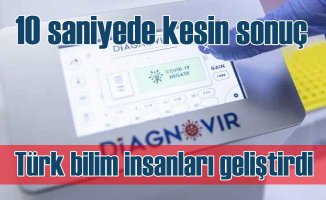 Türk bilim insanları geliştirdi | Koronavirüsü 10 saniyede buluyor