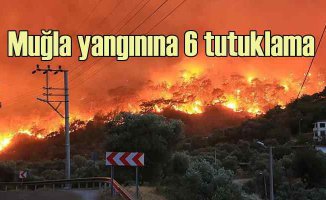 Muğla'da orman yangınları için 6 kişi tutuklandı