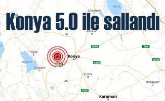 Konya'da deprem oldu | Konya merkez sallandı 5.1