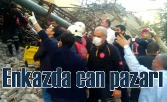 Malatya'da bina çöktü, 20 yaralı var