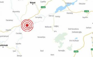 Çorum Bayat'ta deprem oldu | Bayat 4.2 ile sallandı