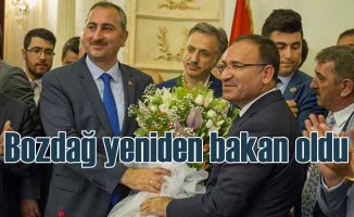 Bekir Bozdemir yeniden Adalet Bakanı oldu