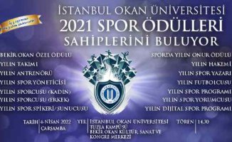 İstanbul Okan Üniversitesi 2021 Spor Ödülleri sahiplerini buluyor