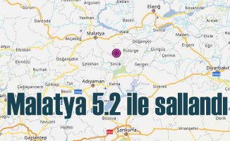 Malatya Pütürge'de şiddetli deprem 5.2