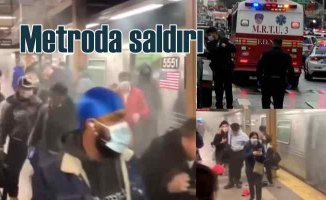 New York Metrosu'nda silahlı saldırı, 16 yaralı var