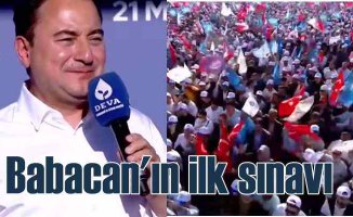 Deva Partisi Gaizantep Mitingi | Babacan ilk sınavını verdi