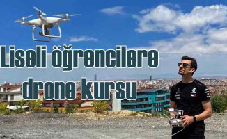 Dronmarket'ten lise öğrencilerine drone eğitimi