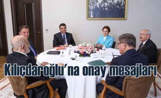 Altılı masadan, Kılıçdaroğlu'nun adaylığına olumlu mesajlar