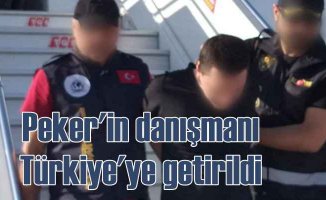 Peker'in basın danışmanı Emre Olur, İstanbul'a getirildi