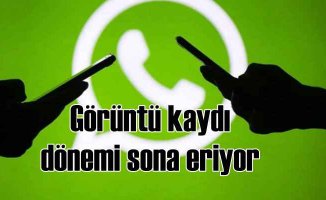 Whatsapp'ta fotoğraf ve video kaydı dönemi bitiyor