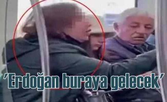Yere çöp atan kadın kendini Cumhurbaşkanı Erdoğan ile savundu