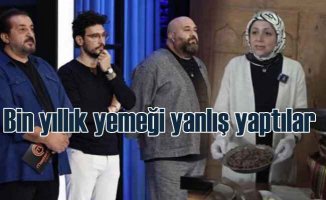 MasterChef Türkiye'de bin yıllık Selçuklu yemeğini yanlış yaptılar