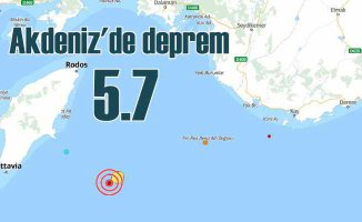Antalya Kaş açıklarında deprem | Akdeniz sallandı