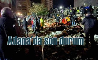 Son depremler Adana'da 17 ve 14 katlı binalar yıkıldı