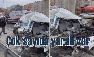 İstanbul Silivri'de zincirleme kaza 27 yaralı var