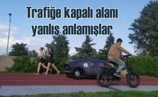 Pamukkale Üniversitesi'nde test aracını koşu pistinde denediler