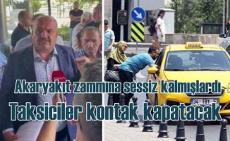 İstanbul taksicileri zam oranını beğenmedi, kontak kapatacak