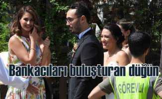 Aysun Koca, Baran Hazinedaroğlu'nun düğünü bankacıları buluşturdu