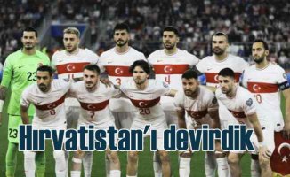 Türk A Milli Futbol Takımı, Hırvatistan'ı evinde yendi