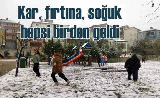 Kar, fırtına, soğuklar Türkiye'yi etkisi altına alıyor