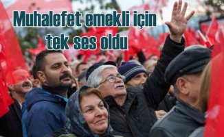 Emekliye zam için muhalefet AKP'yi sıkıştırıyor