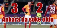 Ankara'da Galatasaray'a şok;  3 - 2