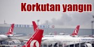 Atatürk Havaalanı yakınında korkutan yangın