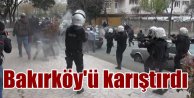 Bakırköy'de yürümek isteyen grubu polis dağıttı