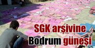 Bodrum'da SGK arşivi bakın ne hale gelmiş