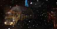 Bolu'da kar alârmı; Fırtına ve kar ulaşımı etkimiyor