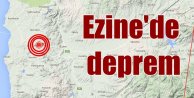 Çanakkale'de deprem Ezine'de 4.4 ile sallandı