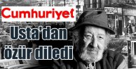 Cumhuriyet Gazetesi Ara Güler'den özür diledi