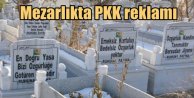 Doğubayazıt mezarlığı PKK'nın propaganda üssü olmuş