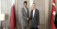 Erdoğan, Katar Emiri'ni kabul etti