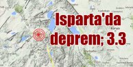 Isparta'yı korkutan deprem: 3.3