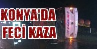 Konya Ereğli'de feci kazası: 5 ölü, 25 yaralı var