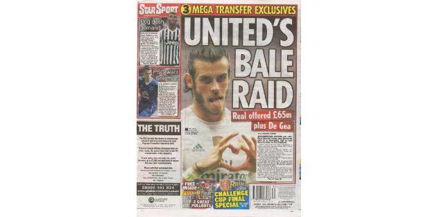 Manchester United'ın Bale atağı
