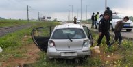 Pazarcık'ta otomobil devrildi: 1 ölü, 3 yaralı