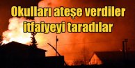 PKK'lılar Nusaybin'de yine okul yaktı!