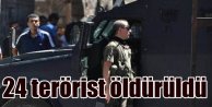 PKK'ya ağır darbe, 24 terörist öldürüldü