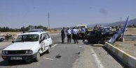 Seydişehir'de iki otomobil çarpıştı: 6 yaralı