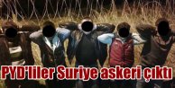 Sınırda yakalanan PYD'li teröristler Suriye ordusu askeri çıktı