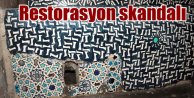 Sivas'ta restorasyon skandalı: Sultanın sandukasına çirkin yama