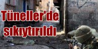 Sur'da 70 terörist tünellerde sıkıştırıldı