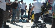 Suriye uyruklu tarım işçilerini taşıyan minibüs devrildi: 18 işçi yaralandı