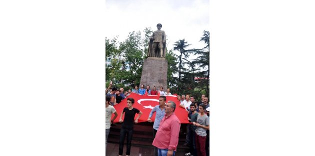 Trabzon’da teröre tepki yürüyüşü