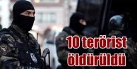 TSK, Sur ve İdil'de 10 PKK'lı öldürüldü